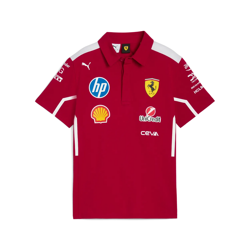 Scuderia Ferrari Csapat Gyerek Galléros Póló 🔥