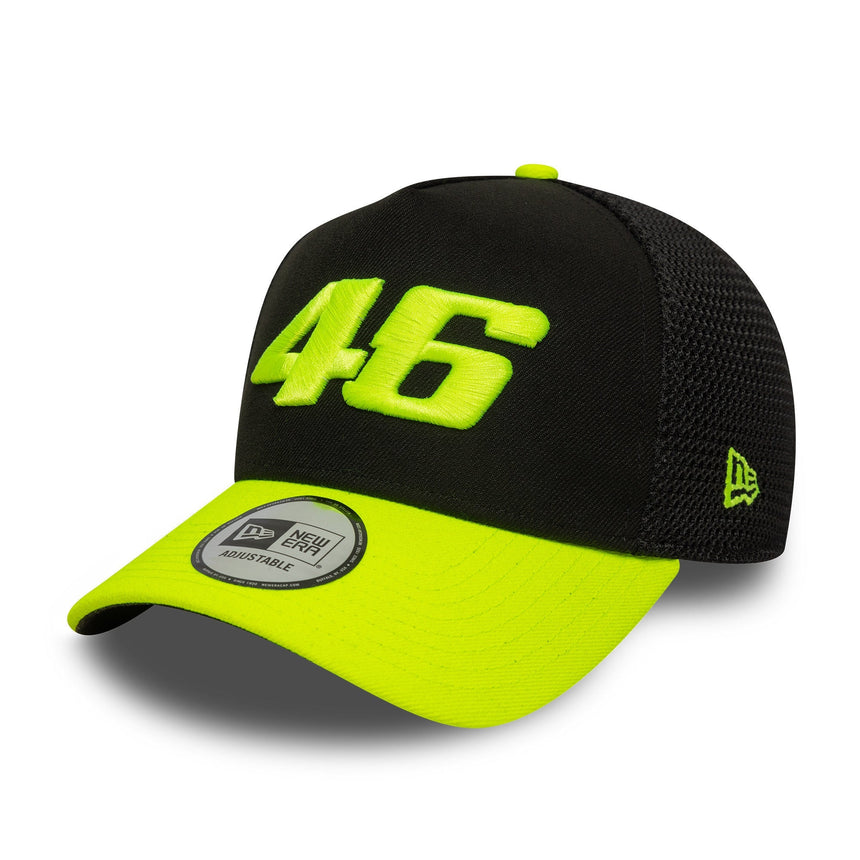 Valentio Rossi 46 sapka, hálós sapka, VR46, New Era, 9FORTY, fekete - FansBRANDS® - HU