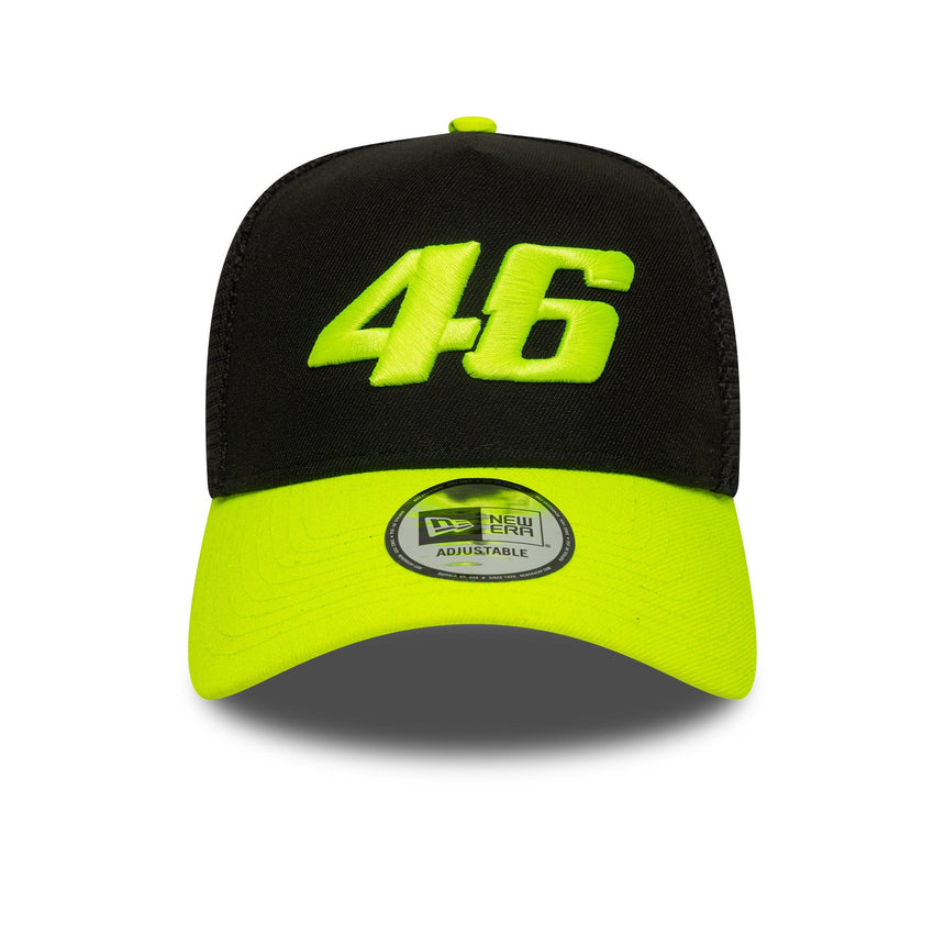 Valentio Rossi 46 sapka, hálós sapka, VR46, New Era, 9FORTY, fekete - FansBRANDS® - HU