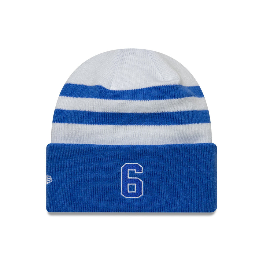 Visa RB téli sapka, csapat, Isack Hadjar, mandzsettás kötött, New Era, többszínű - FansBRANDS® - HU