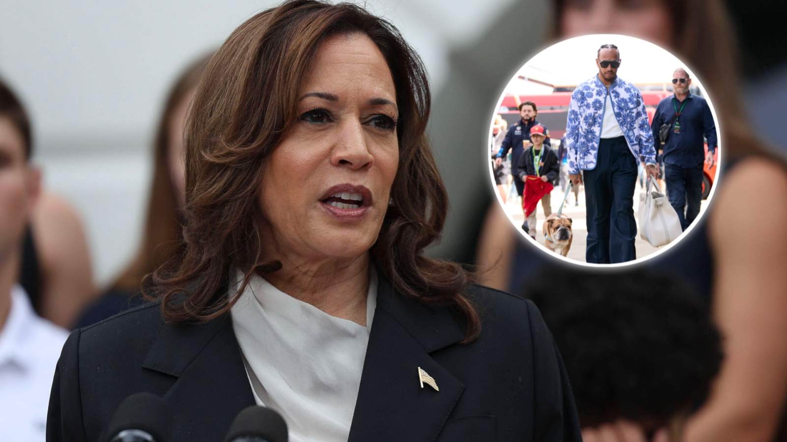 Kamala Harris KEDVENCE: Lewis Hamilton…