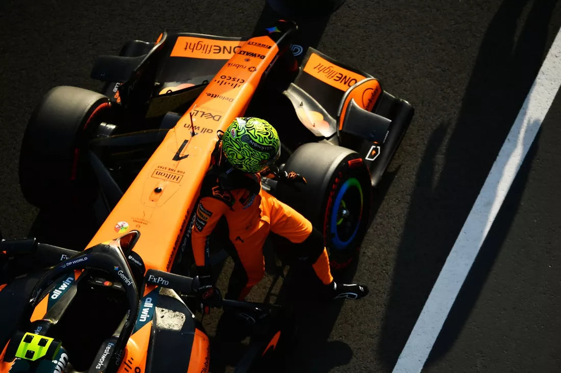 A McLaren új hátsó szárnyat tesztel a Magyar Nagydíjon
