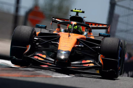 A McLaren bemutatja új forgatható hátsó szárnyát