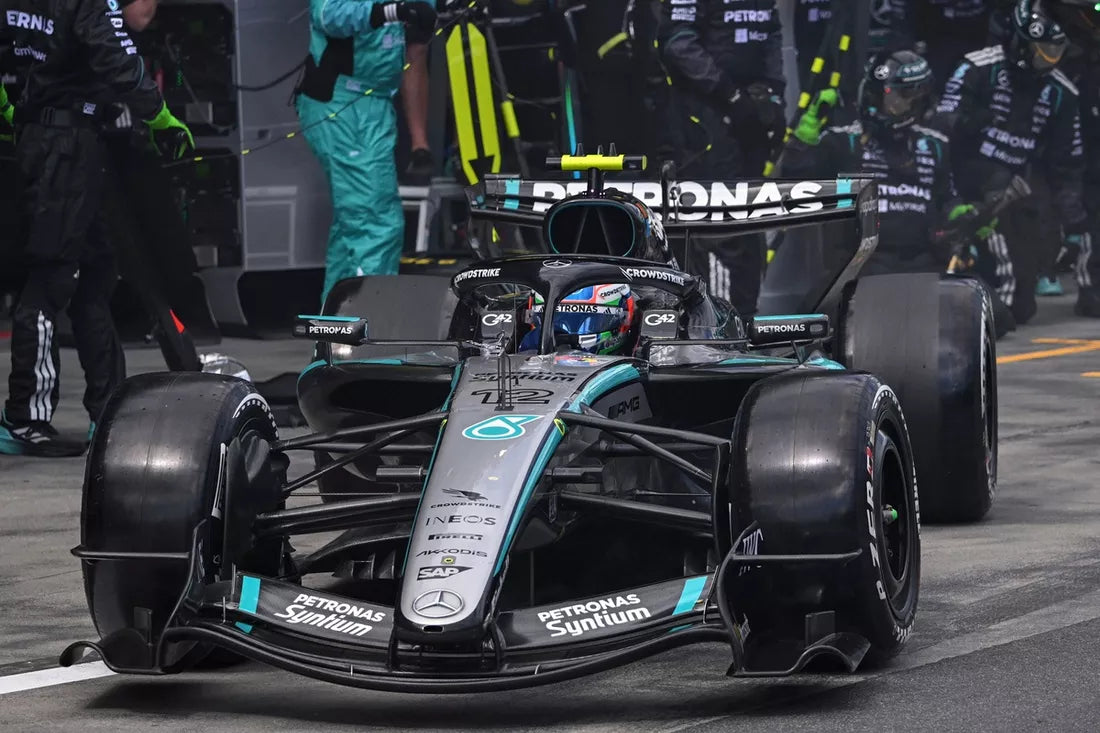A Mercedes keresi a megoldást Russell energiahasználatára