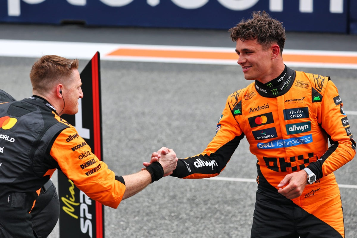 Norris, a szerencse fia: McLaren győzelem a sprinten