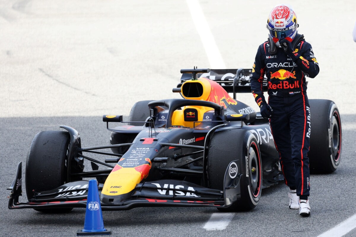 Ez Verstappen megdöbbentő tempója az idei F1-es teszten!