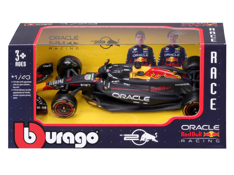 Red Bull Racing Modellautó Max Verstappen RB20 Bburago Kék