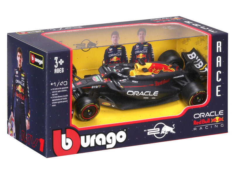 Red Bull Racing Modellautó Max Verstappen RB20 Bburago Kék