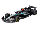 Mercedes modellautó, bburago, Lewis Hamilton, #44, 1:43, F1W15