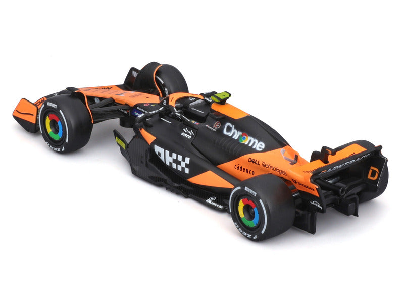 McLaren Modell Autó - Bburago Lando Norris Miami Festésű MCL38