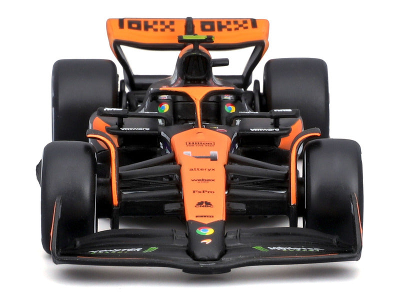 McLaren Modell Autó - Bburago Lando Norris Miami Festésű MCL38