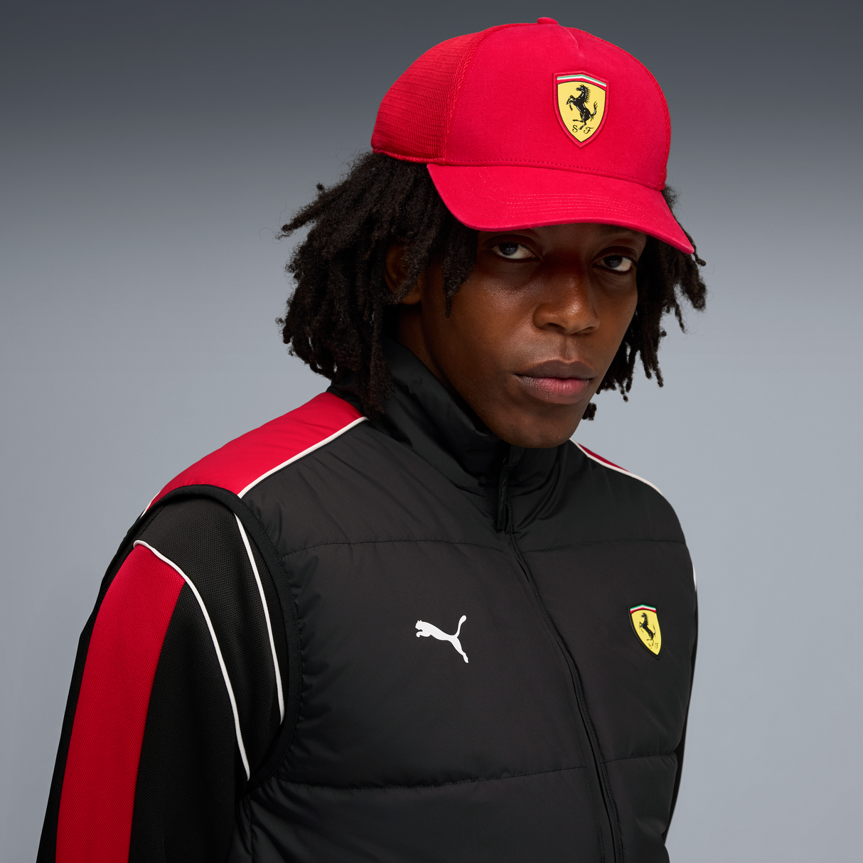 Ferrari Kamionos Sapka, Puma, piros 🔥