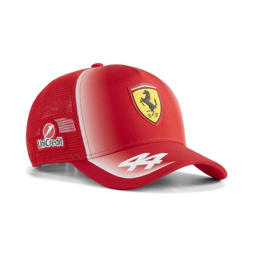 Ferrari sapka, hálós, csapat, Lewis Hamilton, Puma, piros