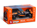 McLaren MCL60 model autó, bburago, 1:43, Lando Norris #4, 2023