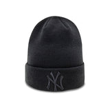 New York Yankees téli sapka, flawless kitűző, New Era, teljesen fekete