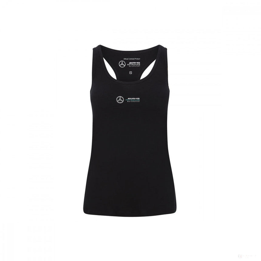 Mercedes Damen Top, Logo, schwarz, 2020