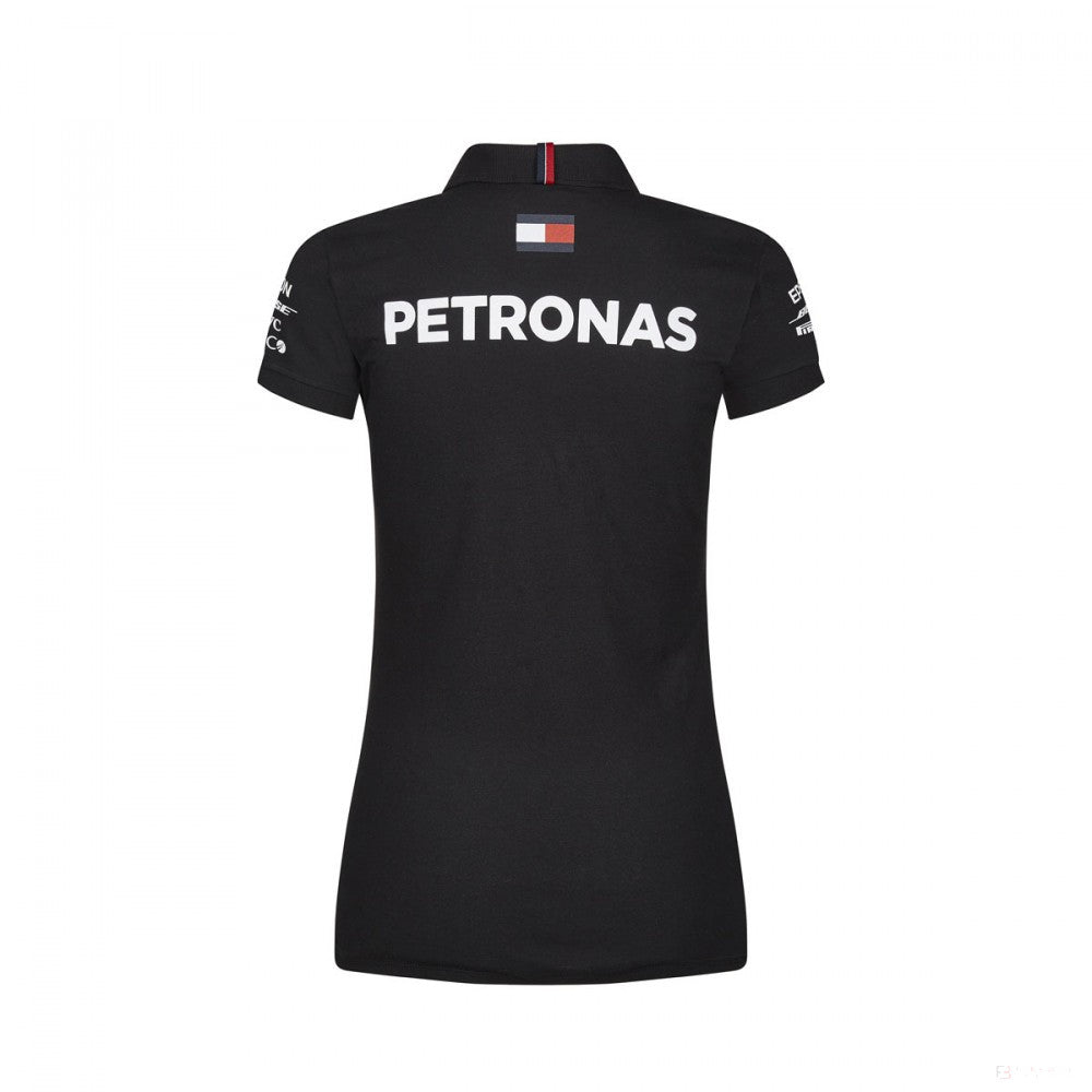 Mercedes Galléros Női Póló, 2019 - csapat, fekete