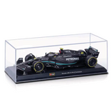 Mercedes model autó, F1 W 14 E, bburago, 1:24, Lewis Hamilton #44, 2023