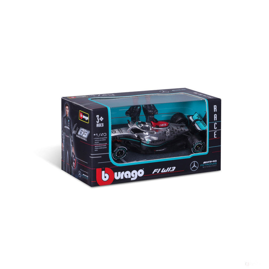 Bburago F1 W13 modellautó fekete dobozban