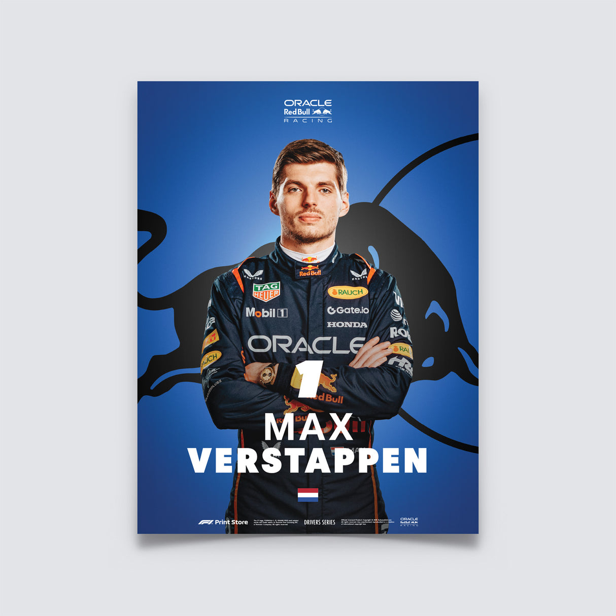 Eredeti F1 Print – Max Verstappen poszter (A3 méret)