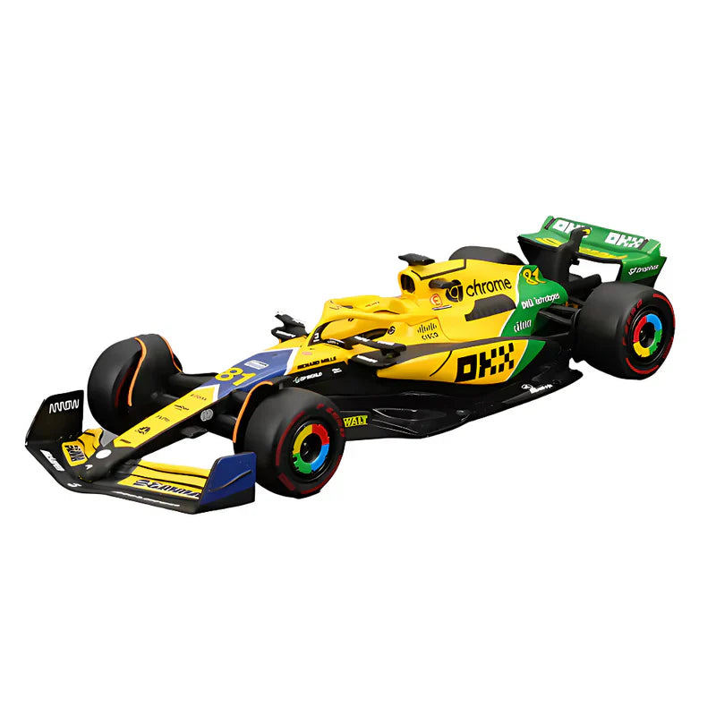 McLaren Modell Autó - Bburago Lando Norris Monaco Senna Festésű MCL38