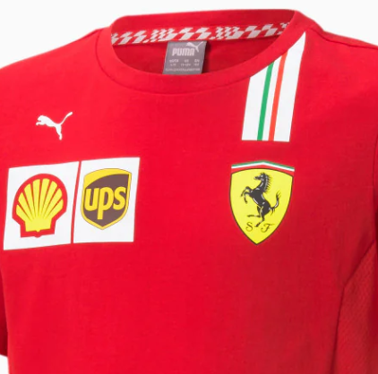 Puma Ferrari Gyerek Csapat Póló
