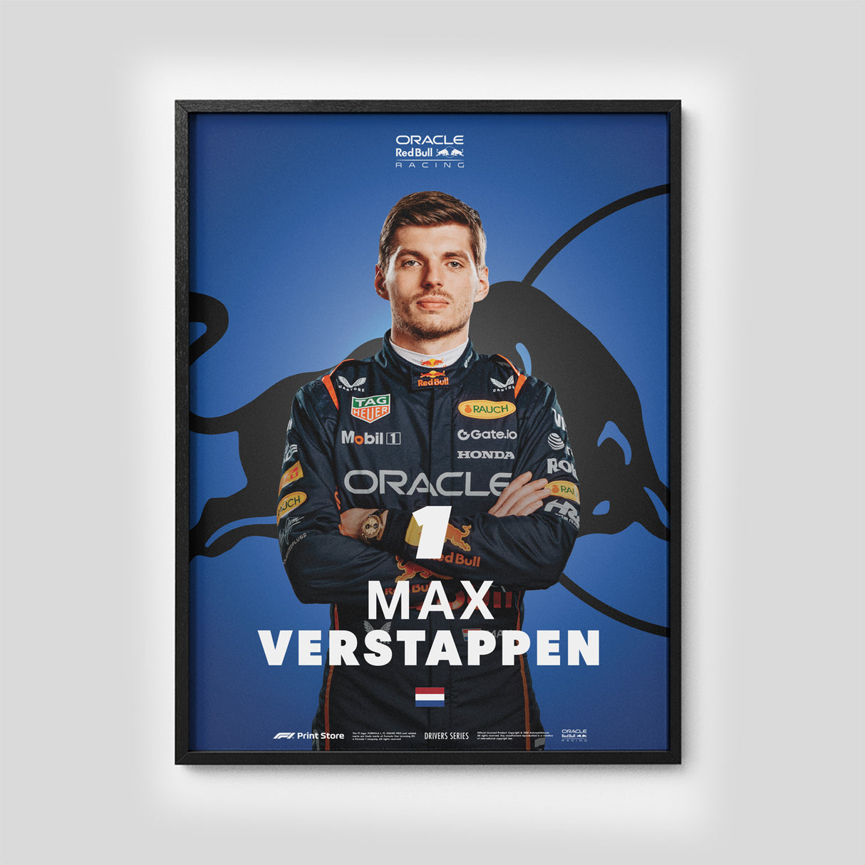 Eredeti F1 Print – Max Verstappen poszter (A3 méret)