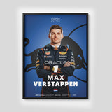 Eredeti F1 Print – Max Verstappen poszter (A3 méret)