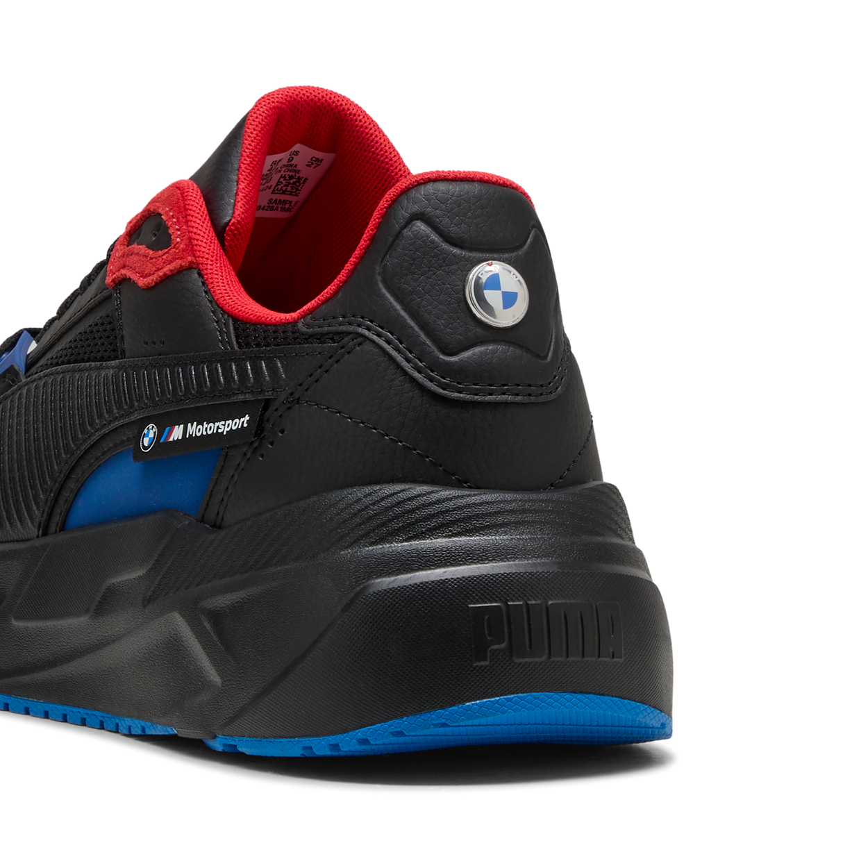 BMW Cipő, Puma, MMS, Trinity 2, fekete-kobaltkék 🔥