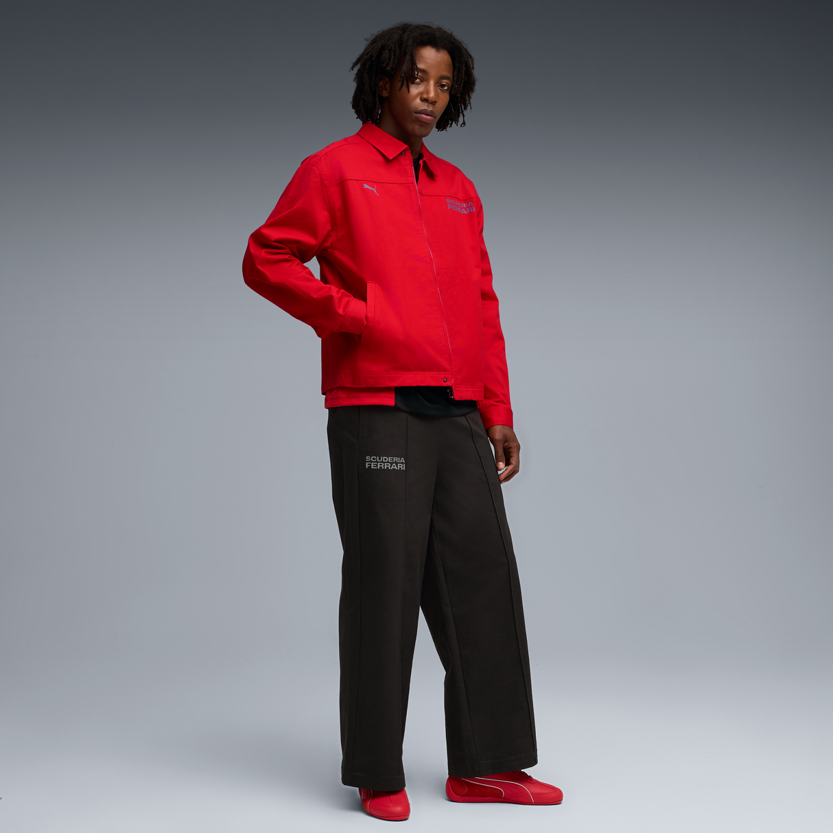 Ferrari Cipő, Puma, Speedcat, piros-fekete 🔥