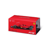 Ferrari F1 modellautó, sisakkal, F1-75, bburago, 1:43, Carlos Sainz