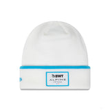 Alpine téli sapka, New Era, stripe, fehér