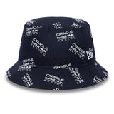 Red Bull Racing Fischerhut, New Era, AOP, blau