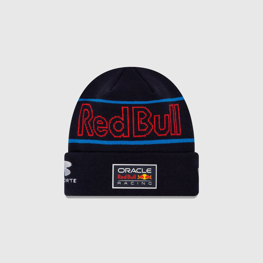 Red Bull winter cap, NEW ERA, Sergio Perez, team, blue, 2024