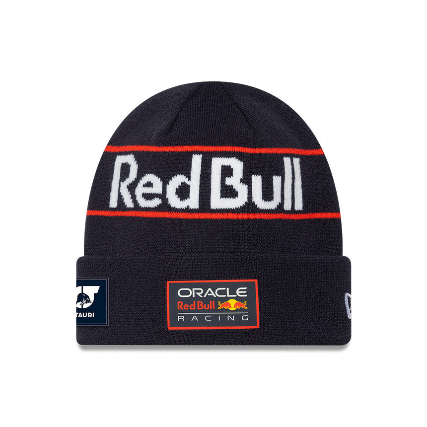 Red Bull Racing kötött sapka, Max Verstappen, New Era, Kék 🔥