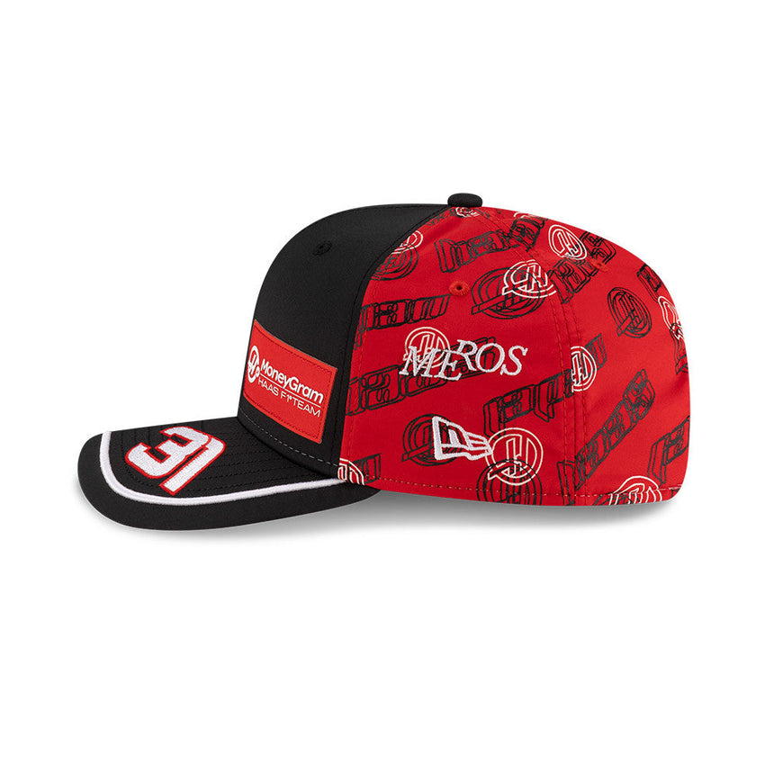 Haas F1 Baseball sapka, Japán SE, Esteban Ocon, New Era, 9SEVENTY, Fekete 🔥