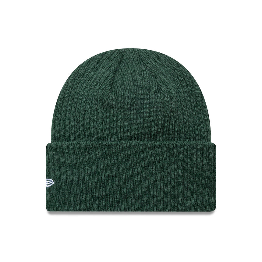 New York Yankees téli sapka, széles bordázott mandzsettával, New Era, zöld