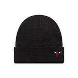 Chichago Bulls beanie, mini logó, cuff, New Era, fekete