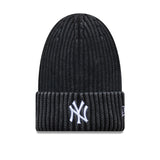 New York Yankees téli sapka, washed, MLB, New Era, fekete
