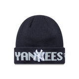 New York Yankees téli sapka, felirat, kék