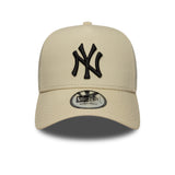 New York Yankees sapka, bézs OLDAL PATCH, A-frame, New Era, 9FORTY, bézs