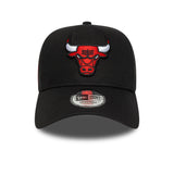 Chicago Bulls sapka, oldalsó patch A-Frame, Chochago Bulls, A-frame, fekete