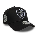 Las Vegas Raiders, oldalsó patch, New Era, A-frame, fekete
