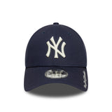 New York Yankees sapka, visor script, New Era, 9FORTY, kék