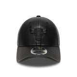 Chicago Bulls sapka, PU MC, New Era, 9FORTY, egyszínű, fekete