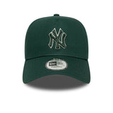New York Yankees sapka, körvonalas keret, New Era, 9FORTY, egyszínű, zöld