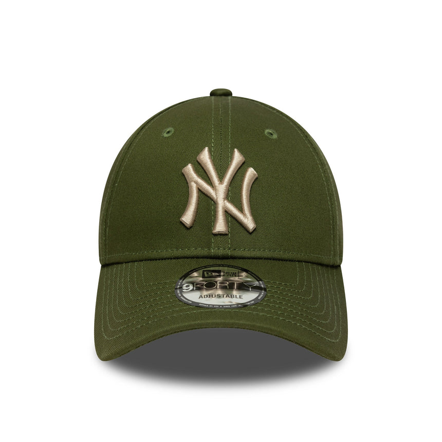 New York Yankees sapka, egyszerű kitűző, New Era, 9FORTY, zöld