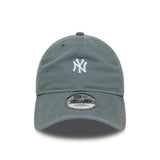 New York Yankees sapka, washed mini logóval, New Era, 9TWENTY, szürke
