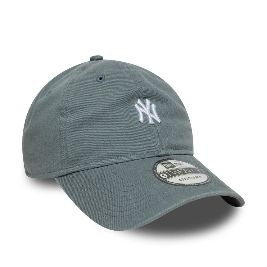 New York Yankees sapka, washed mini logóval, New Era, 9TWENTY, szürke
