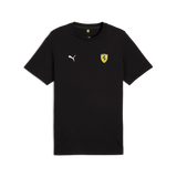 Ferrari környakú póló, Puma, race colored shield, fekete